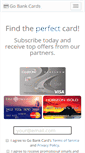 Mobile Screenshot of gobankcards.com